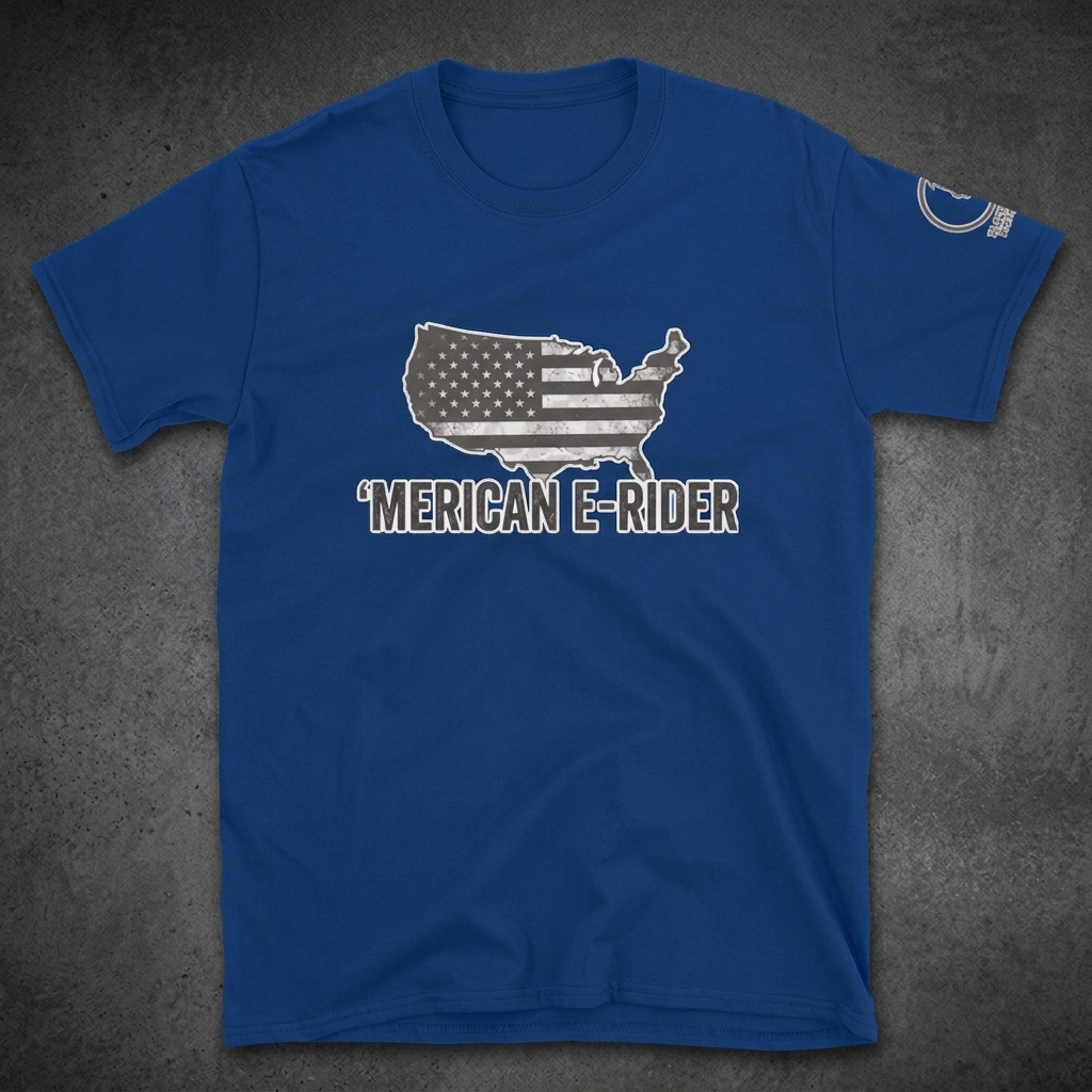 'MERICAN E-RIDER FLAG TEE