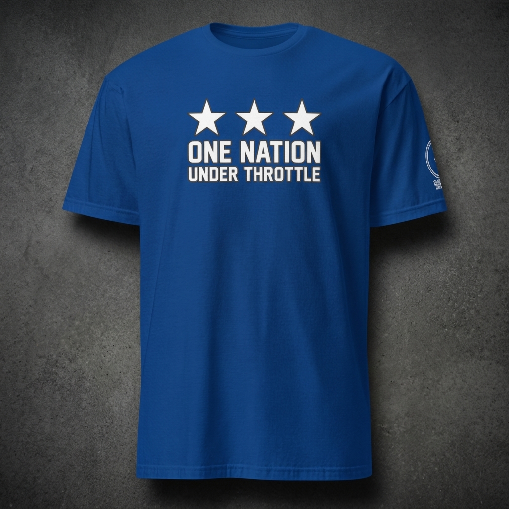 ONE NATION UNDER THROTTLE TEE